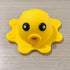 Octopus Shape Silicone Drain Hair Catcher, Bath Tub Sink Drain Filter Cover, Anti Clog Shower Drain Protector, Reusable Bathroom Hair Stopper-Yellow
