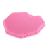 Silicone Body Scrubber Exfoliating Shower Brush Soft Silicone Bath Scrub Brush for Deep Skin Cleansing-pink