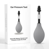 Ear Pressure Relief Tool Handheld Ear Pressure Reducer for Head Tension Discomfort Relief-gray