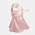 Long-Style Neck-Covering Silk Sun Protection Mask – Full-Face UV Blocking Mask for Cycling and Outdoor Activities (Pink)