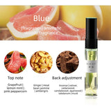 4PCS Mini Perfume Spray Set, Long Lasting Eau de Toilette Sample Vials, Woody Citrus Fragrance Trial Kit for Men & Women, Portable Travel Size Scent Tester 5ml