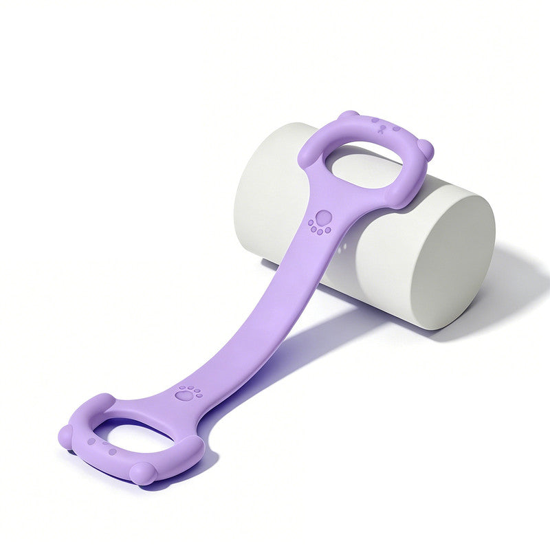 Resistance Band - 40 lbs - High-Elasticity, Break-Resistant - Home Shoulder and Back Shaper - One-Piece Construction - Yoga Stretch Band - Back Training Tool - Back Shaping - Portable Fitness Equipment - Purple - 1 Piece