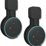 Wall Socket Mount Stand for Echo Dot Smart Speaker, Space Saving Plug Holder Bracket for Smart Voice Assistant-black