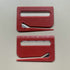 Portable Letter Opener Card Size Envelope Slitter with Ruler Lightweight Mail Opening Cutter for Office Home-Red