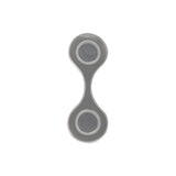 Magnetic Reflective Safety Clip, Double Sided Night Running Visibility Marker for Jogging Cycling Walking-Gray