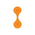 Magnetic Reflective Safety Clip, Double Sided Night Running Visibility Marker for Jogging Cycling Walking-Orange