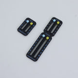 Portable Tennis Score Keeper Slide Score Counter for Tennis Game Match Scoring Record-black