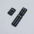 Portable Tennis Score Keeper Slide Score Counter for Tennis Game Match Scoring Record-black