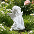 Left Thinking Angel Statue, Resin Decor for Desk & Bedroom