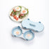 Microwave Egg Poacher – Egg Steamer Cooking Tool – Blue