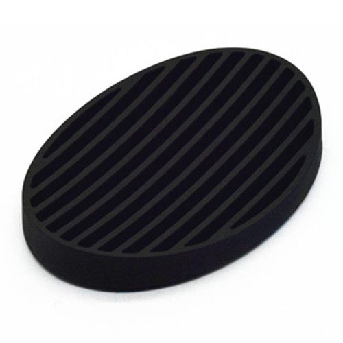 Silicone Soap Saver Pad – Non-Slip Silicone Soap Holder Tray – Black