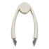Stem Remover Tool for Strawberry, V Shape Fruit Huller Clip, Portable Berry Leaf Corer Picker for Kitchen-Cream