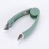 Stem Remover Tool for Strawberry, V Shape Fruit Huller Clip, Portable Berry Leaf Corer Picker for Kitchen-Green