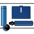 Luxury Corporate Gift Set Temperature Display Bottle Auto Umbrella Notebook, Premium Business Office Gift Hamper, All Weather Practical Employee Client Present-blue