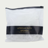 Exfoliating Bath Net Sponge Long Lasting Body Scrubber Shower Loofah Mesh Sponge-White