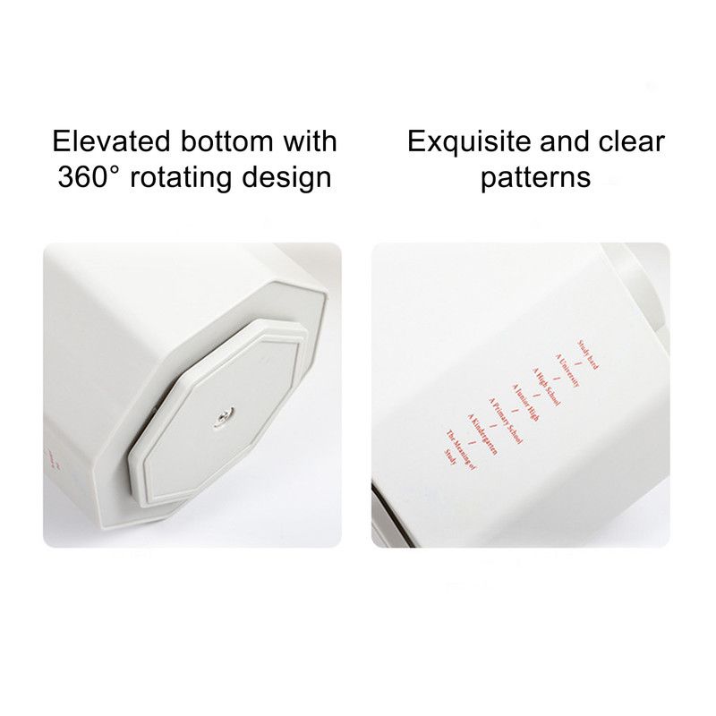 1pc 360 Rotating Plastic Desk Pen Organizer ， Dual-Purpose Art Supply Pencil Cup for Office, School, Home