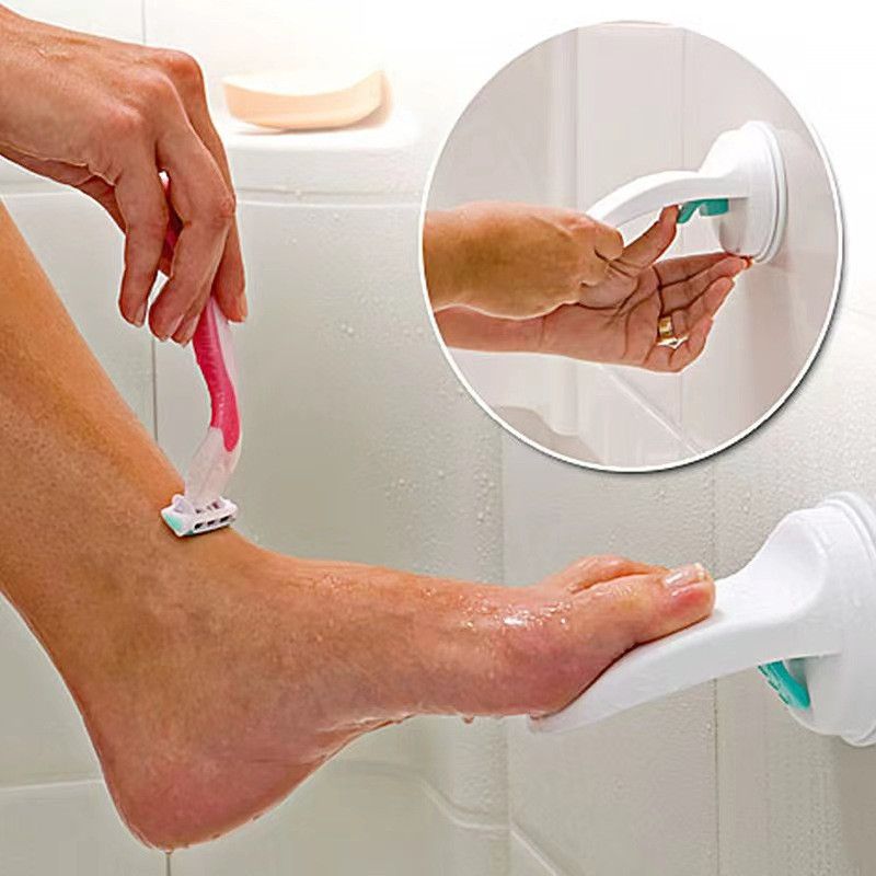 Shower Foot Rest with Suction Cups – Non-Slip Bathroom Pedal, Leg Shaving Aid for Shower