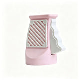 3D printed desktop ornament of a one-handed can opener, for beverages.Pink