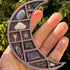 Wooden display stand for mini curiosities,Moon