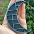 Wooden display stand for mini curiosities,Moon