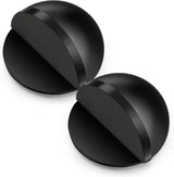 2PC No-Drill Door Stopper Anti-Collision Magnetic Door Catch – Black