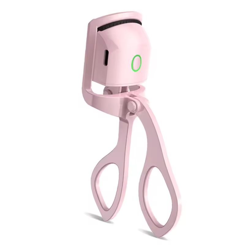 Professional Heated Eyelash Curler - Portable Electric Lash Curler with Rapid Heating - Gentle Comb Design for Long-Lasting Natural Curls - Pain-Free Makeup Tool