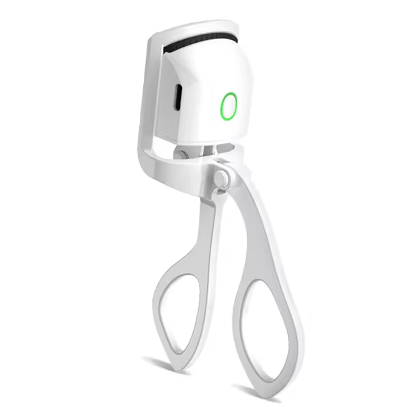 Professional Heated Eyelash Curler - Portable Electric Lash Curler with Rapid Heating - Gentle Comb Design for Long-Lasting Natural Curls - Pain-Free Makeup Tool
