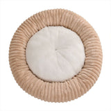 Round Warm Pet Nest Soft Circular Kennel Deep Sleep Winter Bed for Small Medium Pets