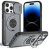 Red Warrior 2-in-1 Magnetic Sliding Lens Case grey for iPhone 15 Pro