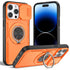 Red Warrior 2-in-1 Magnetic Sliding Lens Case orange for iPhone 15 Pro Max