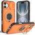 Red Warrior 2-in-1 Magnetic Sliding Lens Case orange for iPhone 16 Plus