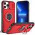 Red Warrior 2-in-1 Magnetic Sliding Lens Case Red for iPhone 12 Pro