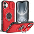 Red Warrior 2-in-1 Magnetic Sliding Lens Case Red for iPhone 16