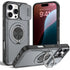 2-in-1 Magnetic Sliding Lens Case, Grey for iPhone 16 Pro