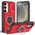 2-in-1 Magnetic Sliding Lens Case, Red for Samsung S25