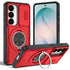 2-in-1 Magnetic Sliding Lens Case, Red for Samsung S26
