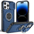 Red Warrior 2-in-1 Magnetic Sliding Lens Case blue for iPhone 14 Pro Max