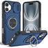 Red Warrior 2-in-1 Magnetic Sliding Lens Case blue for iPhone 16