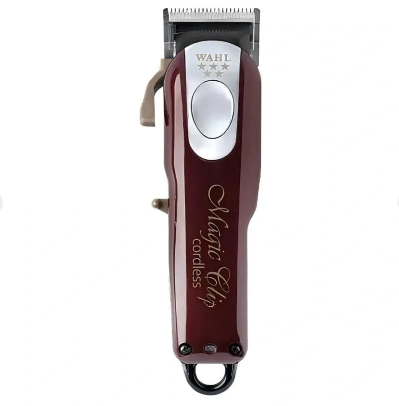 Professional Wahl Magic Clip Cordless Hair Clipper with Staggertooth Cutting Blade
