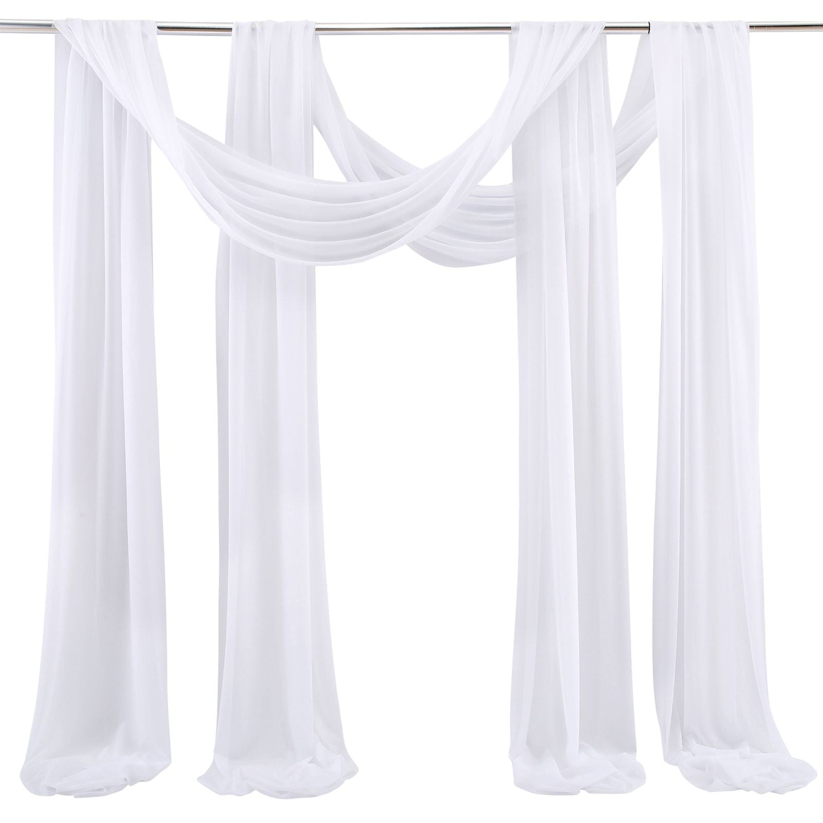 Wedding Arch Chiffon Fabric Drapery Wedding Drapery Arch Decoration Wedding Decor