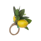 Simulation Lemon Napkin Ring Napkin Ring Holder Furniture Restaurant Table Decoration