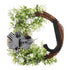 Creative Front Door Wreath with Bow 26 Letter Garden Outdoor Decorative Wreath