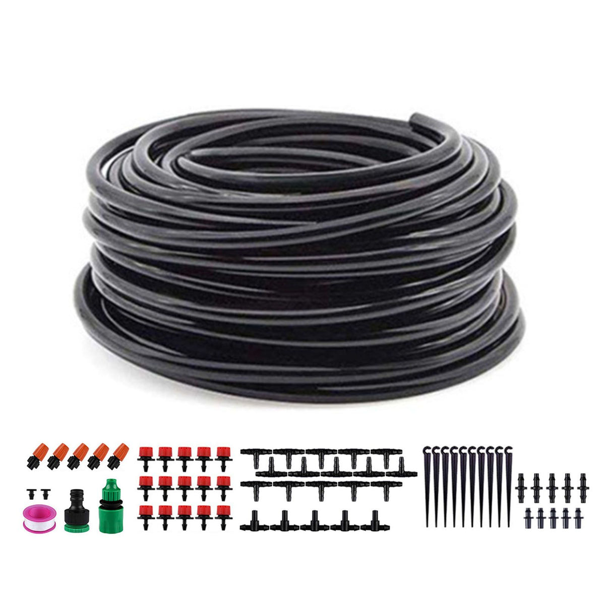 Garden Drip Irrigation System Automatic Micro Spraying Watering Kits Irrigation Atomization System 20m/787.4in