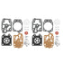 2 Sets Carburetor Diaphragm and Gasket Paper Iron Rubber Carburetor Repair Kit for Walbro 40 5 Chain Saw