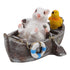 Garden Animals Statues Cute Vivid Synthetic Resin Outdoor Garden Animal Figurines for Patio Terrace Home Office Space Boating White Rabbit