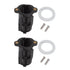 2 Sets Faucet Anti Loose Nut Fastener Quick Release Assembly Nut Fixed Base Kitchen Basin Tap Accessory