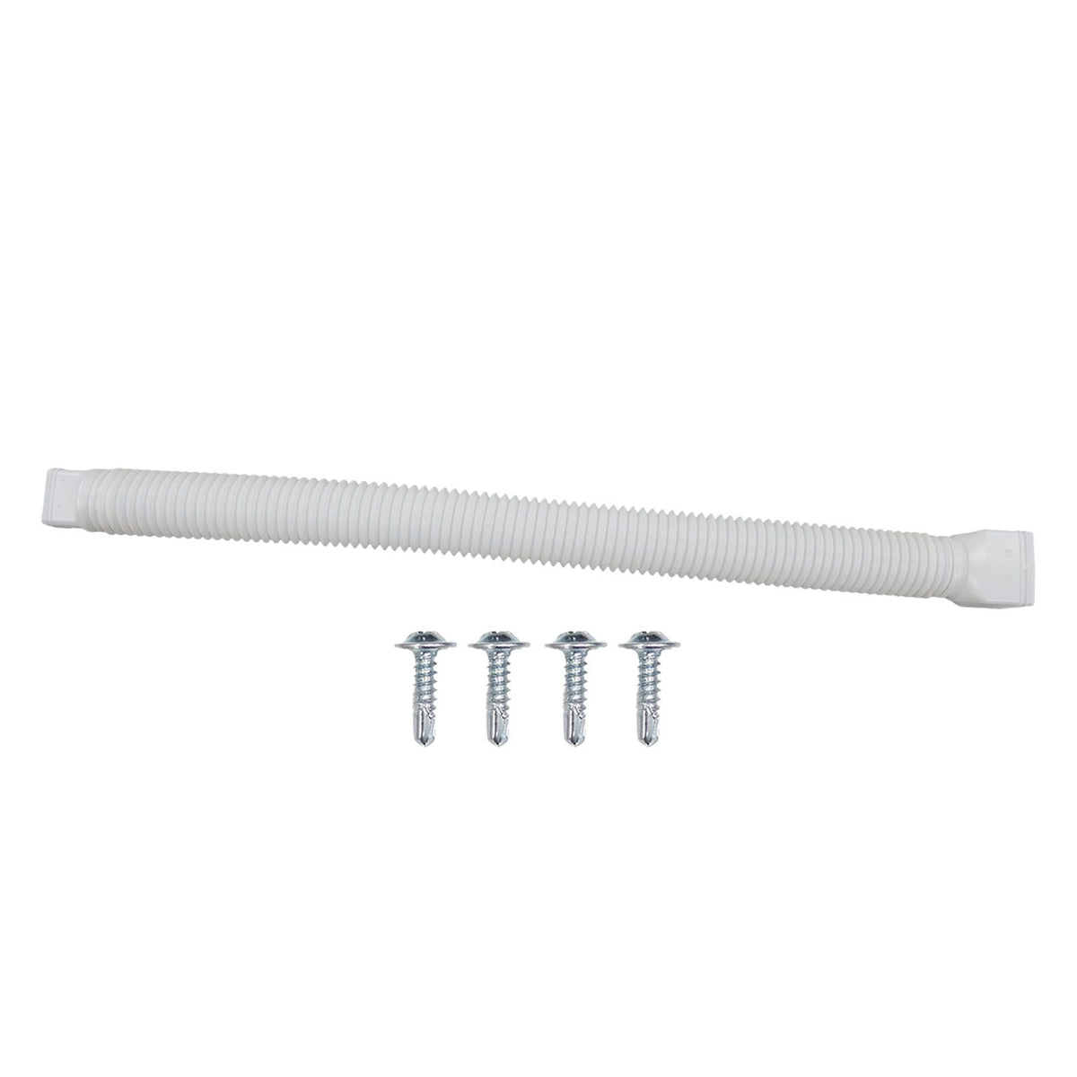 Downspout Extender Retractable Rain Gutter Drainage Pipe Down Spout Drain Extensions White