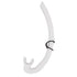 Diving Breathing Tube Foldable Soft Mouthpiece Silicone Freediving Snorkel for Spearfishing Swimming Snorkeling White