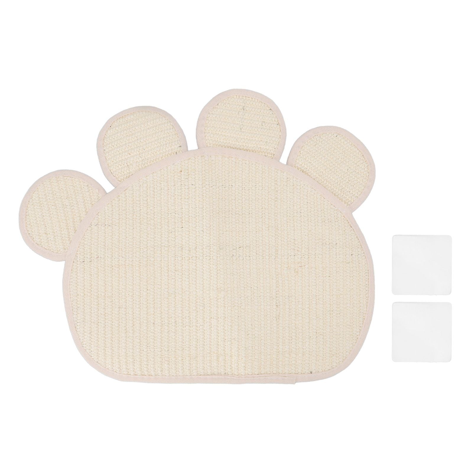 Sisal Cat Scratcher Mat Cute Shape Grinding Claw Protecting Furniture Cat Floor Scratching Pad for Cats Kittens
