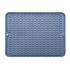 Table Insulating Rubber Mat Anti Slip Waterproof Heat Resistant Dish Drying Placemat for Kitchen Blue